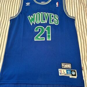 Minnesota Timberwolves Kevin Garnett jersey Adidas - large +2 length